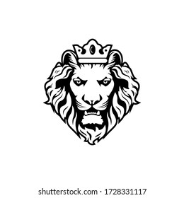 el concepto de diseño del león coronado