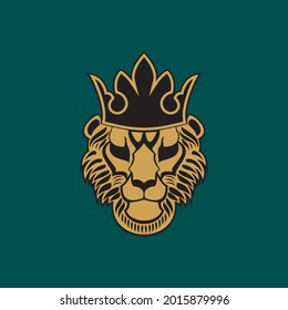 The crowned lion logo means authoritative and decisive in achieving a goal of your company.