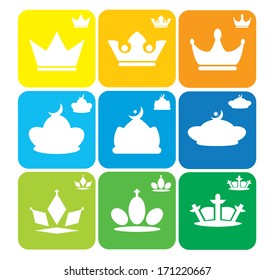 crown.king.queen.art.vector