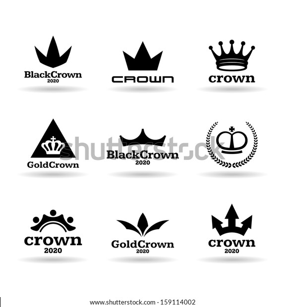 Crowns 4 Stock Vector (Royalty Free) 159114002