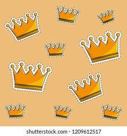 Crowns background cartoons