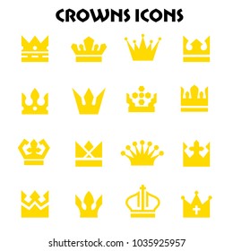 crowns icon collection