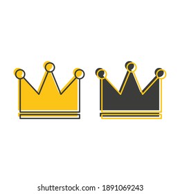 Crowns Icons .Quolity Design. Vector Illustration