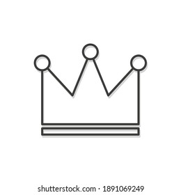 Crowns Icons .Quolity Design. Vector Illustration