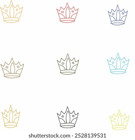 The Crowns With Nice Shape Background