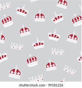 Crowns seamless vector