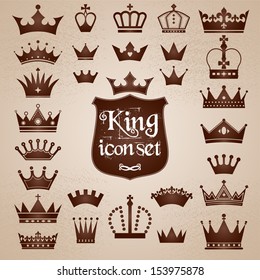 Crowns vintage set.