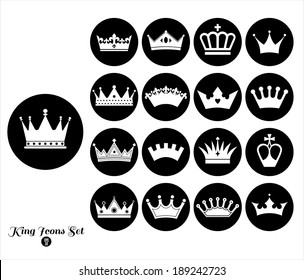 Crowns vintage set.