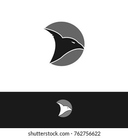 Crow/raven bird designed in vector