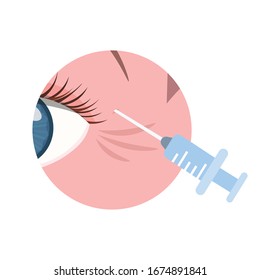 rejuvenecimiento del relleno dérmico del ácido hialurónico de los pies inyección procedimientos médicos cosméticos para la medicina estética de la piel facial antienvejecimiento ilustración vectorial