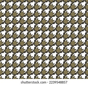 crow's feet pattern two colors eps 10 vector fashion fabric texture classic wallpaper background vintage metalic 