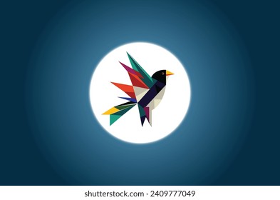 The crow's intelligent eyes are an arresting shade of amber, providing a warm contrast against the cooler tones of its plumage. Its beak, typically a solid ebony, showcases a glossy, pearlescent finis