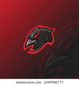 Crows Mascot eSport Logo Design