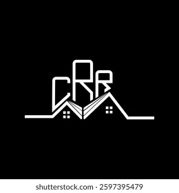 CRR Real State logo design, CRR simple and modern logo. CRR luxurious alphabet design  