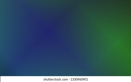 Crreative Dark green and blue color blurred background. Vector illustration. For banner template, flyer, invitation card