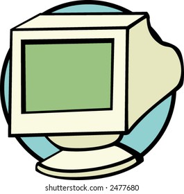 crt computer monitor