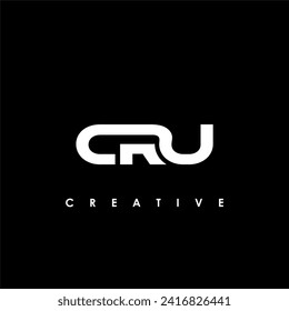 CRU Letter Initial Logo Design Template Vector Illustration
