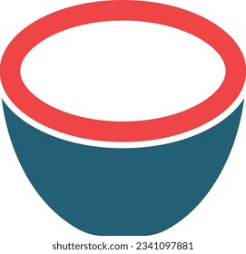 Crucible Glyph Two Color Icon For Personal And Commercial Use.
