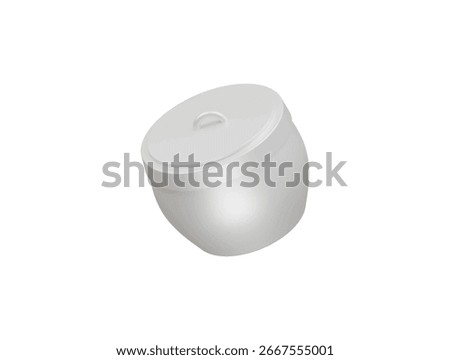 crucible icon 3d illustration render