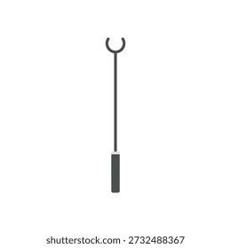 Crucible lifter tool for safely removing hot crucibles from furnaces or high-temperature laboratory ovens.