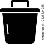 Crucible vector icon. Can be used for printing, mobile and web applications.