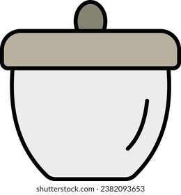 Icono vector crisol. Se puede usar para imprimir, móviles y aplicaciones web.