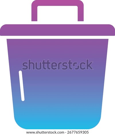 Crucible vector icon. Can be used for printing, mobile and web applications.