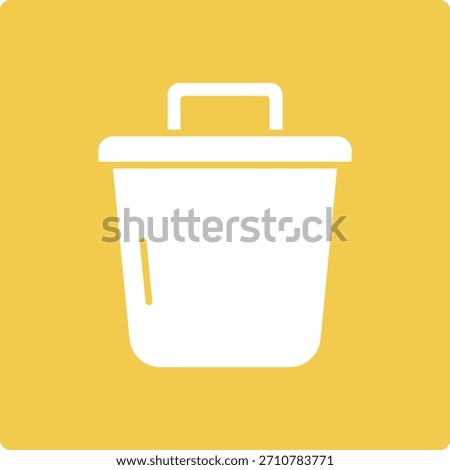 Crucible vector icon. Can be used for printing, mobile and web applications.