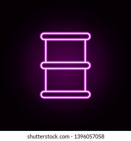 crude oil neon icon. Elements of auto workshop set. Simple icon for websites, web design, mobile app, info graphics