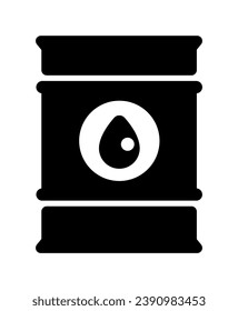 Crude oil vector icon illustration