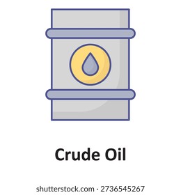 Crude oil Vector icon which can easily modify or edit

