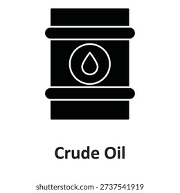 Crude oil Vector icon which can easily modify or edit

