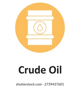 Crude oil Vector icon which can easily modify or edit

