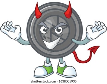 A cruel devil camera lens Cartoon character design