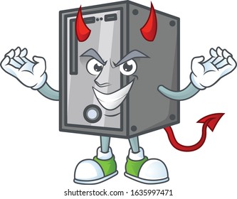 A cruel devil CPU Cartoon character design