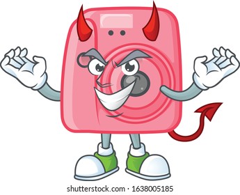 A cruel devil instan camera Cartoon character design