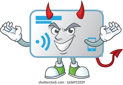 A cruel devil NFC card Cartoon character design