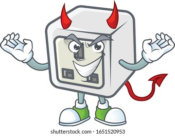 A cruel devil USB power socket Cartoon character design
