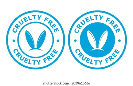 Cruelty free badge logo design