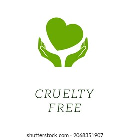 cruelty free badges illustrated vector