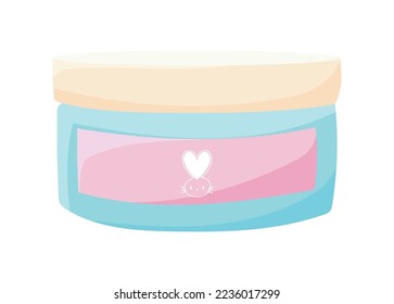 cruelty free cosmetic moisturizer icon isolated