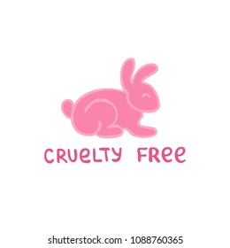cruelty free doodle icon