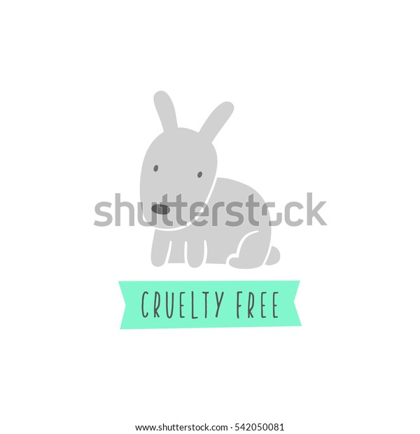 Download Cruelty Free Sign Rabbit Vegan Label Stock Vector (Royalty ...