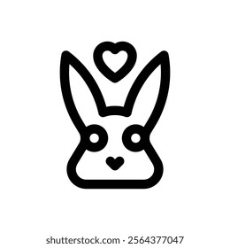 Cruelty-free. Editable stroke vector icon.