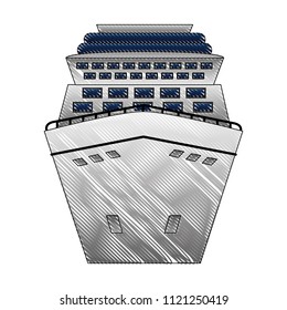 cruice ship isolated icon