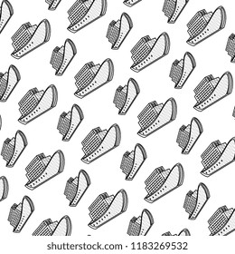 cruices ships pattern background