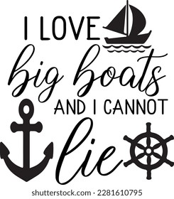 Cruise Adventure Black Typographic Quote and Graphic on White Background for Ready Print on T-shirt, Mug, Pillow, Phone Case, Shopping Bag, Cap, Hat and More.