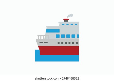 Cruise Boat Emoji Vector Ship Emoji Stock Vector (Royalty Free ...