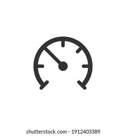 Cruise control icon in simple design. Vector illustration