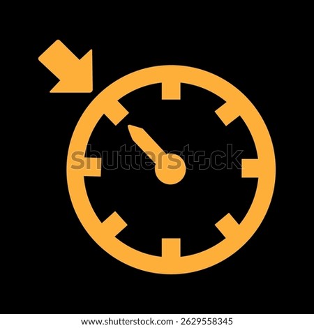 Cruise Control simple sign of car dashboard engine light sign alert